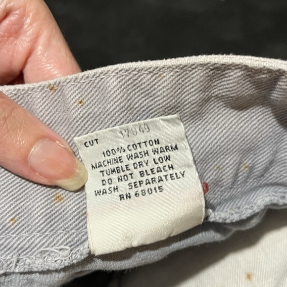 Vintage BONGO Denim High Waist Shorts Jeans Y2K 90s Distressed 22 Waist - Picture 4 of 16